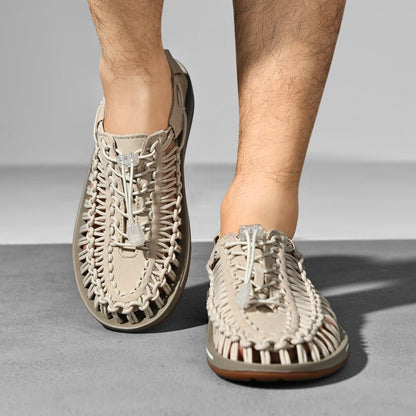 Men's Yacht Yarn Slip - Ons - Breathable Casual Flats - Lexians