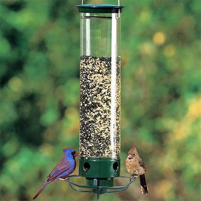 Metal Squirrel Proof Hanging Bird Feeder with Spinning Perch - Lexians