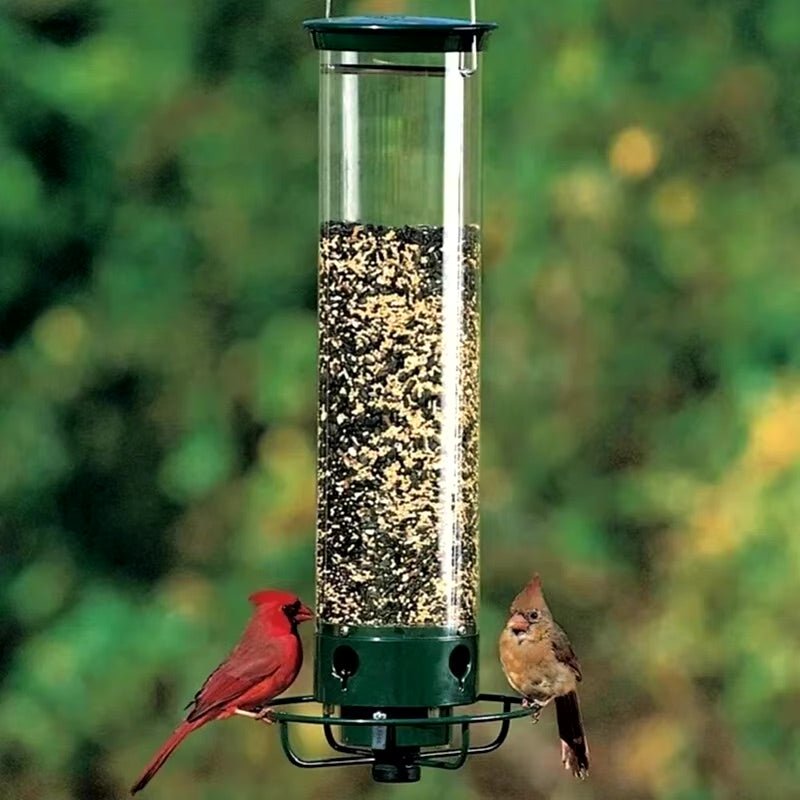 Metal Squirrel Proof Hanging Bird Feeder with Spinning Perch - Lexians