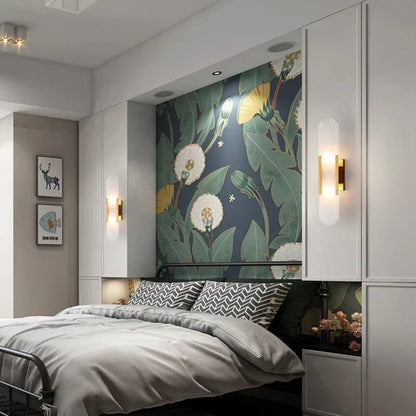 Modern Black and Gold LED Wall Lamp for Dining Room - Lexians