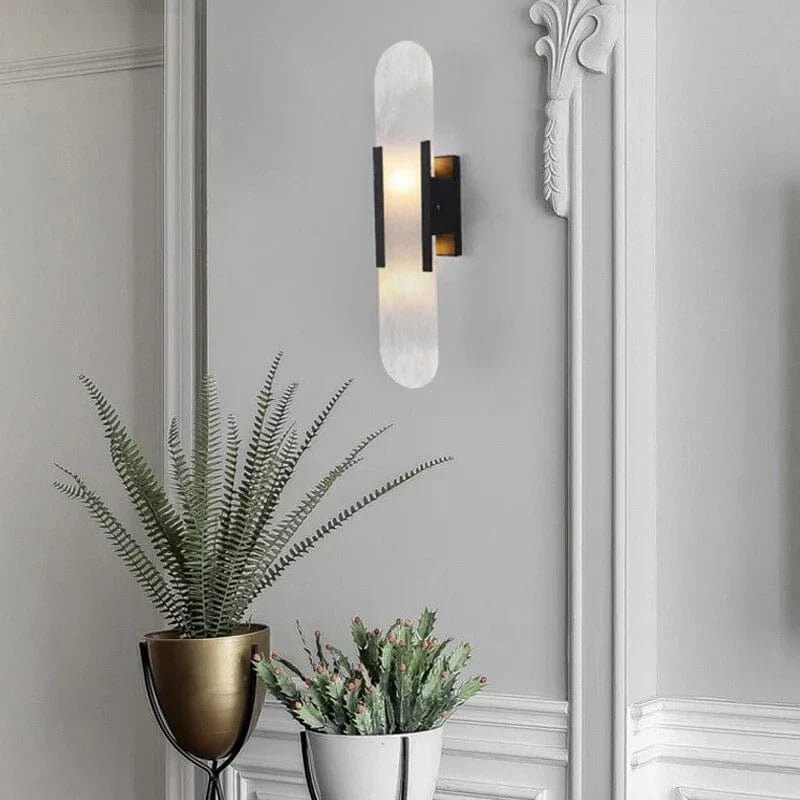Modern Black and Gold LED Wall Lamp for Dining Room - Lexians