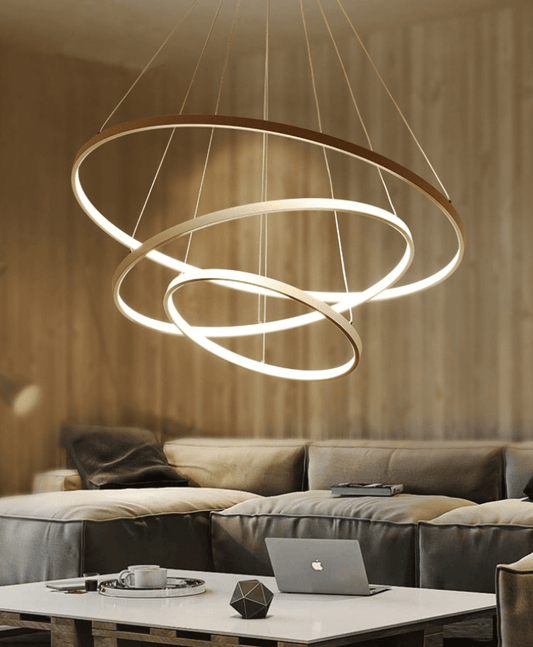 Modern LED Adjustable Ring Chandelier - Lexians