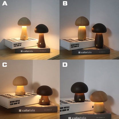 Modern LED Touch Mushroom Table Lamp for Bedroom - Lexians