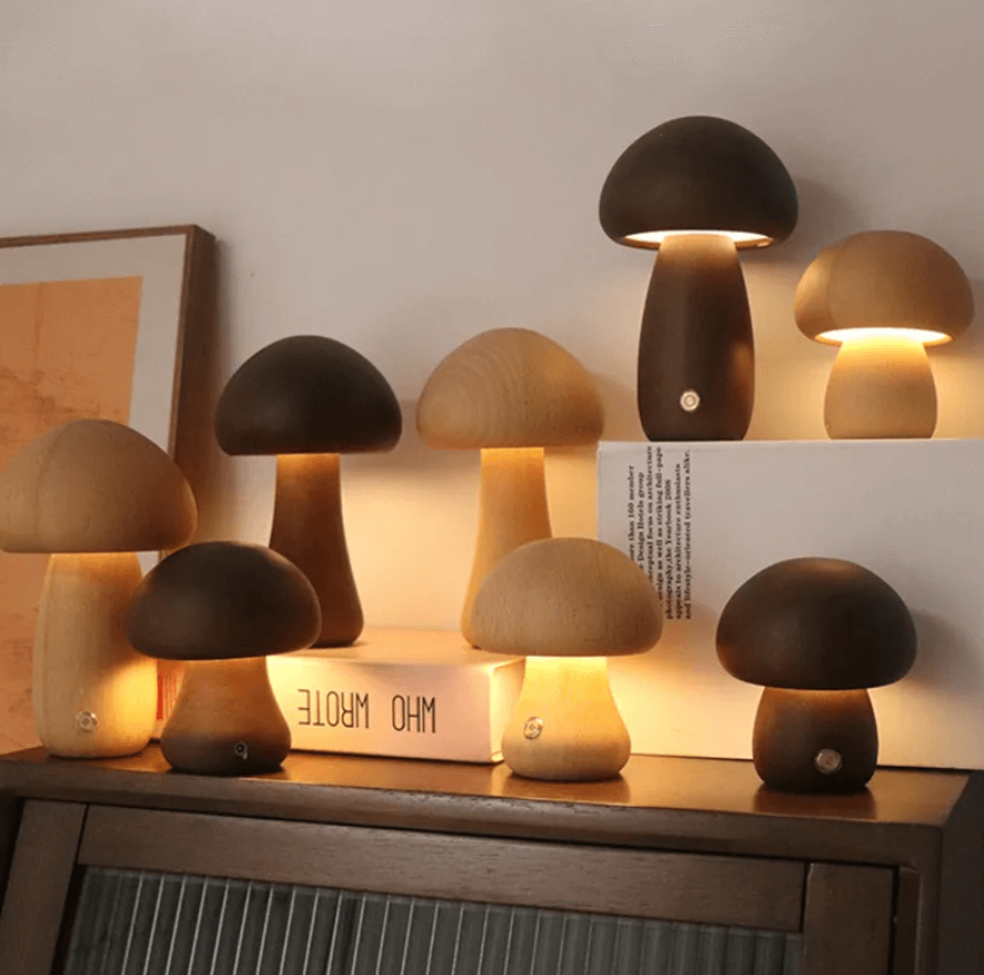 Modern LED Touch Mushroom Table Lamp for Bedroom - Lexians