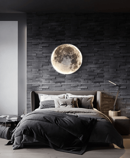 Modern Lunar LED Wall Lamp for Cozy Nights - Lexians