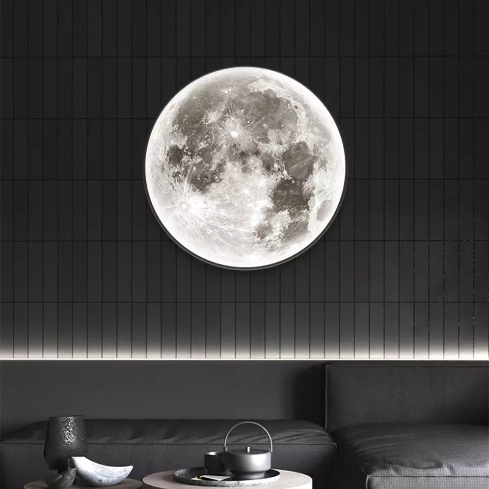 Modern Lunar LED Wall Lamp for Cozy Nights - Lexians
