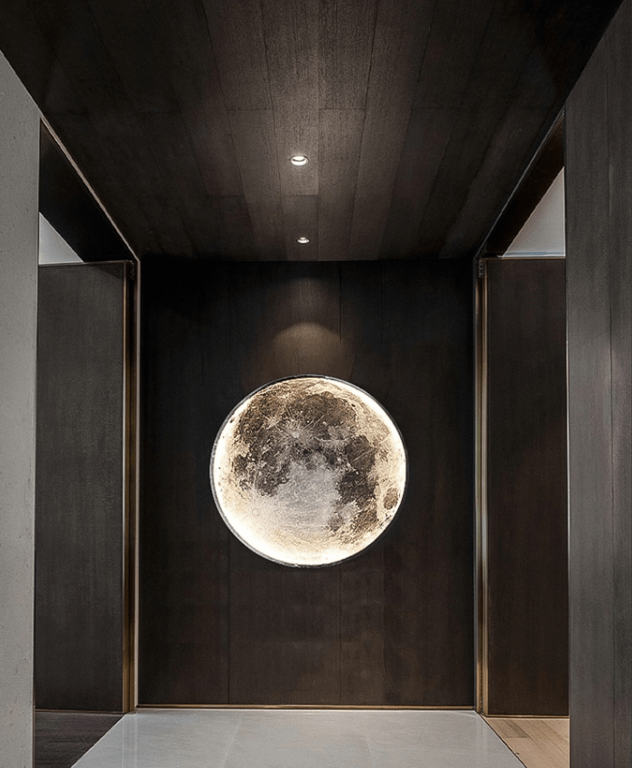 Modern Lunar LED Wall Lamp for Cozy Nights - Lexians