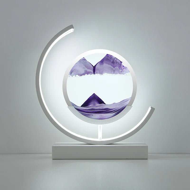 Modern Sand Motion Table Lamp with LED Light - Lexians