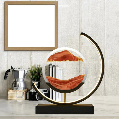 Modern Sand Motion Table Lamp with LED Light - Lexians