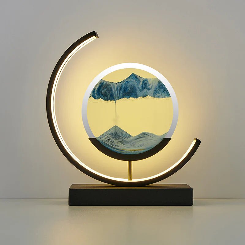 Modern Sand Motion Table Lamp with LED Light - Lexians