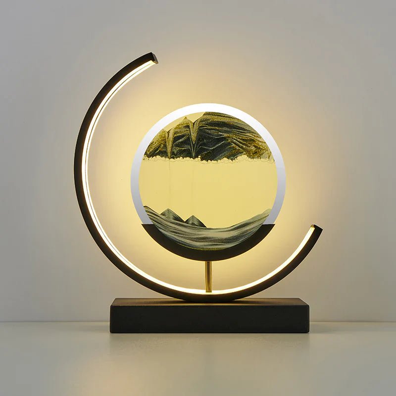 Modern Sand Motion Table Lamp with LED Light - Lexians