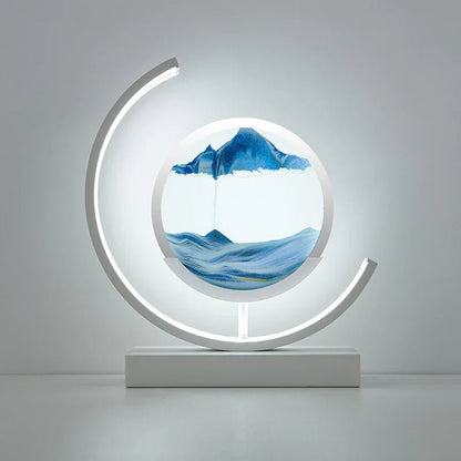 Modern Sand Motion Table Lamp with LED Light - Lexians