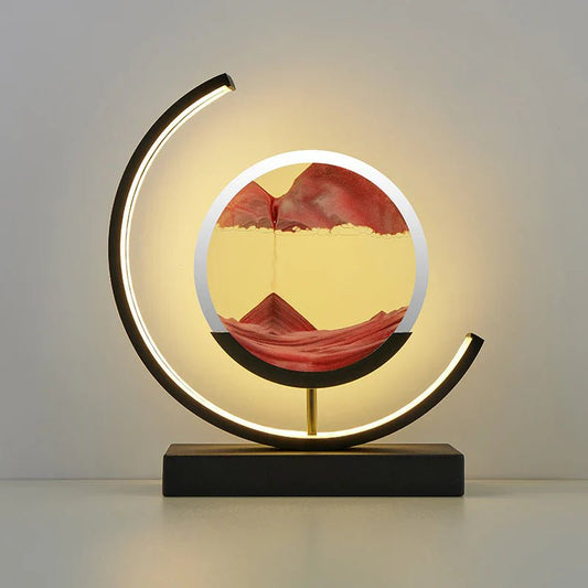 Modern Sand Motion Table Lamp with LED Light - Lexians