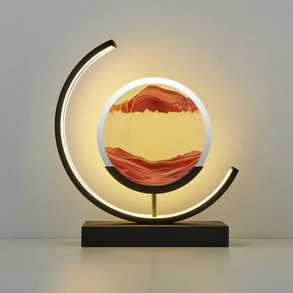 Modern Sand Motion Table Lamp with LED Light - Lexians