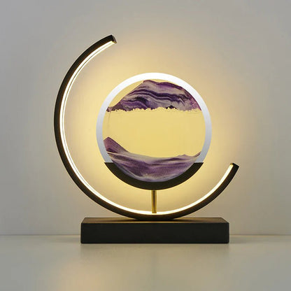 Modern Sand Motion Table Lamp with LED Light - Lexians