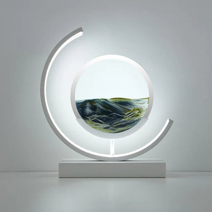 Modern Sand Motion Table Lamp with LED Light - Lexians