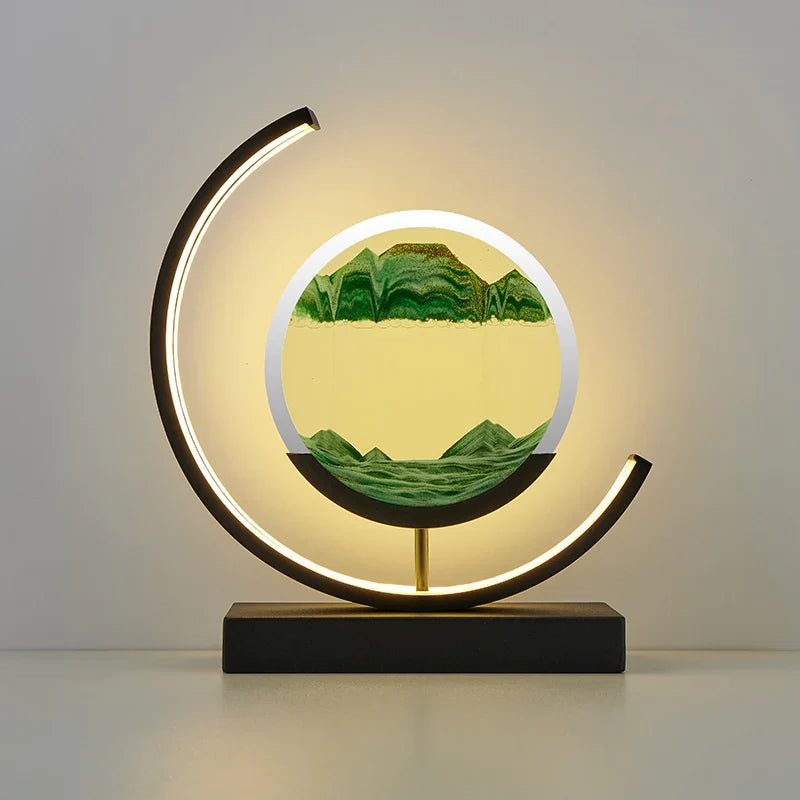 Modern Sand Motion Table Lamp with LED Light - Lexians