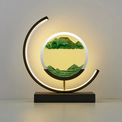 Modern Sand Motion Table Lamp with LED Light - Lexians
