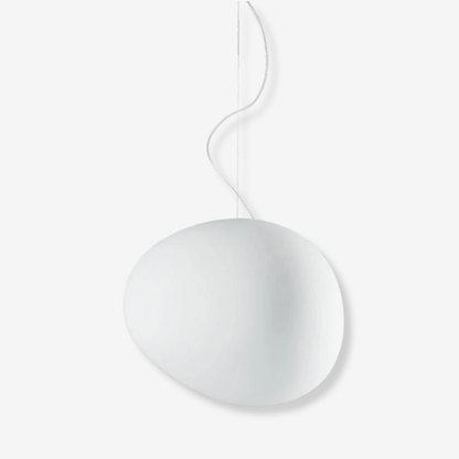 Modern White Glass Globe Pendant Light for Home Decor - Lexians