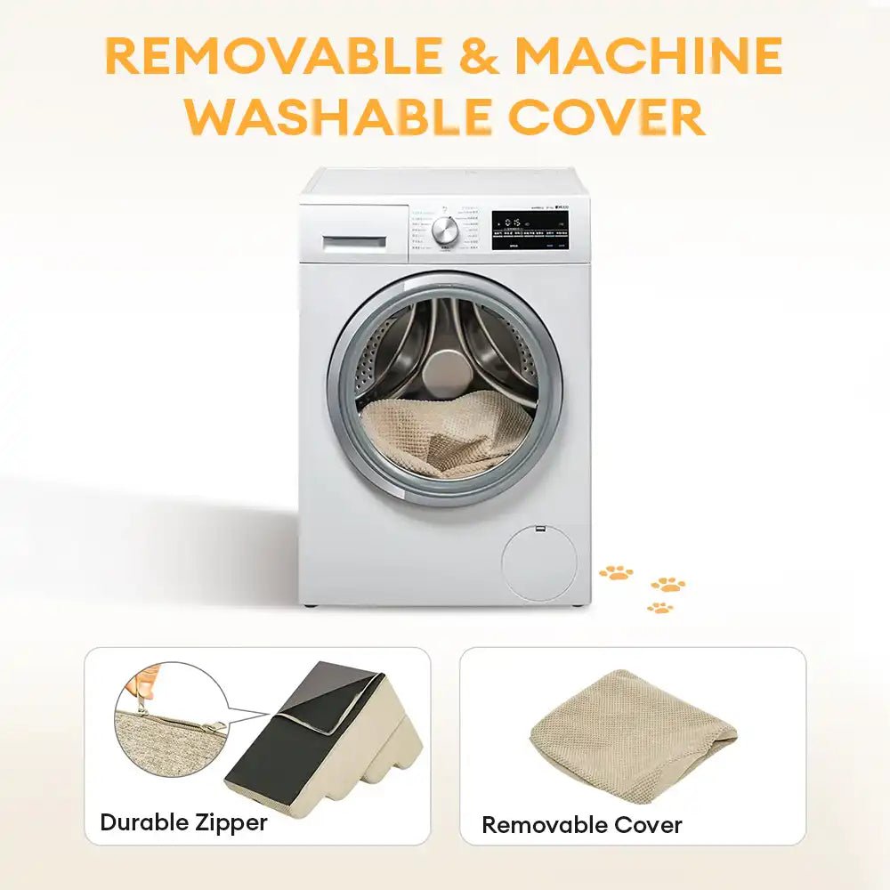 Modular Stackable Foam Ramp Dog Stairs for Small & Senior Dogs - Lexians