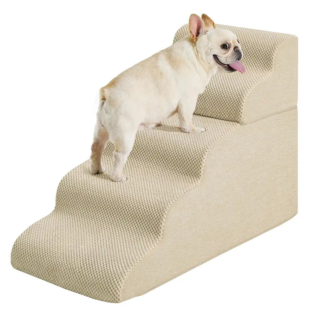 Modular Stackable Foam Ramp Dog Stairs for Small & Senior Dogs - Lexians