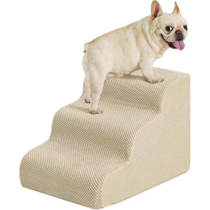 Modular Stackable Foam Ramp Dog Stairs for Small & Senior Dogs - Lexians