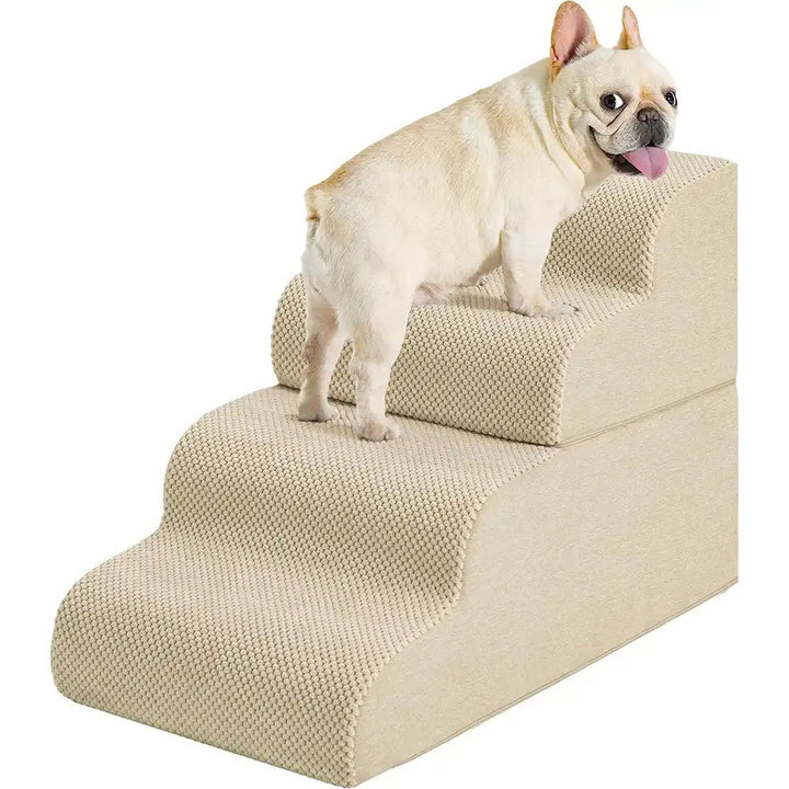 Modular Stackable Foam Ramp Dog Stairs for Small & Senior Dogs - Lexians