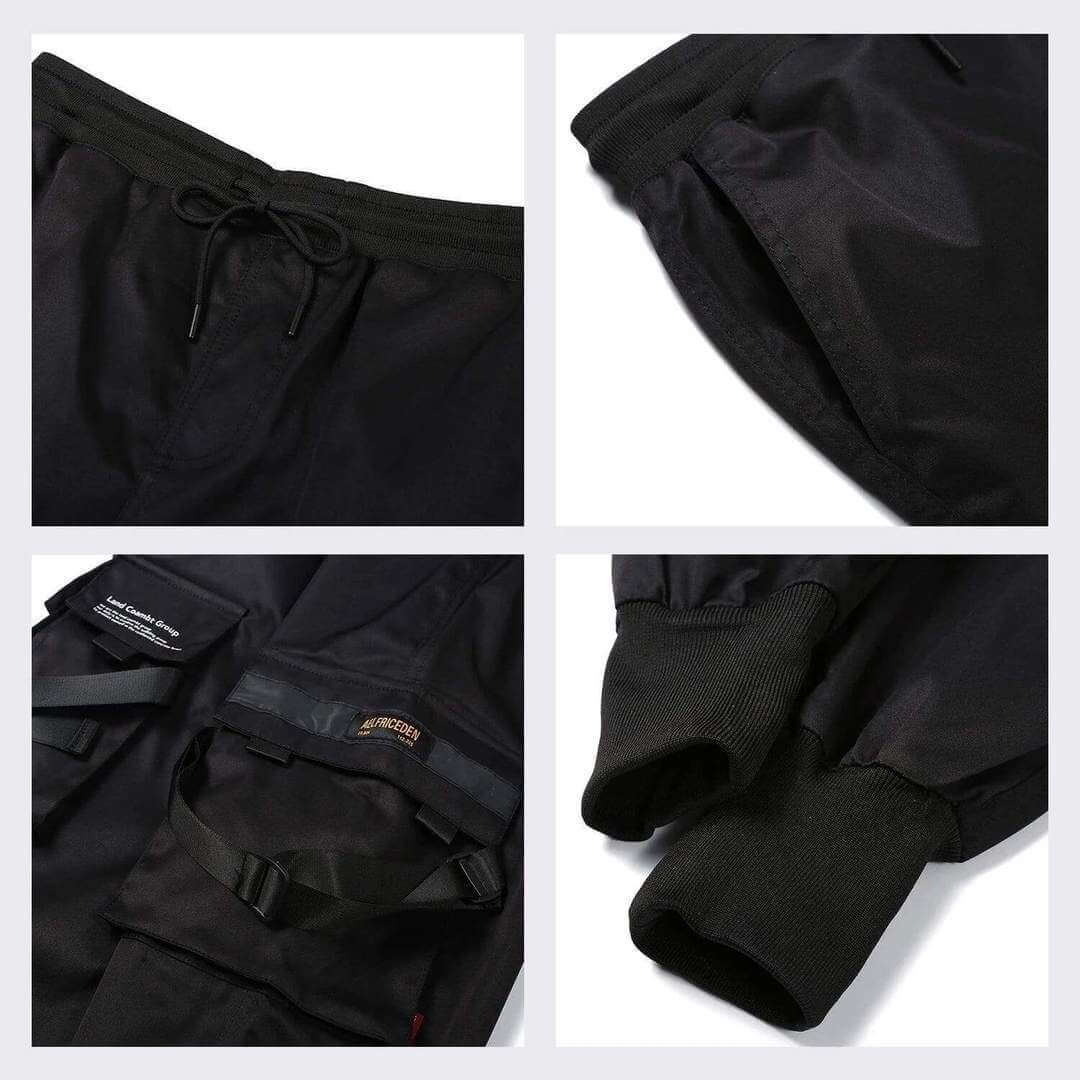 Hip-hop style men's cargo pants, offering comfort & utility for active urban living.