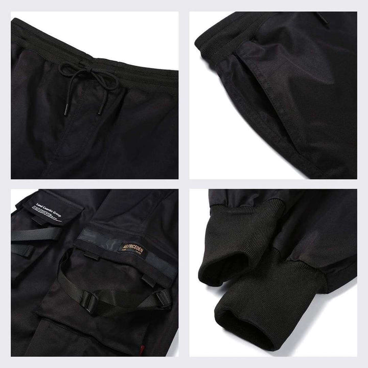 Hip-hop style men's cargo pants, offering comfort & utility for active urban living.