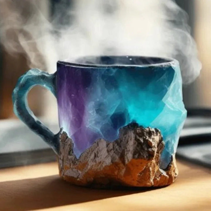 Multicolor Imitation Crystal Coffee Mugs for Stylish Elegance - Lexians