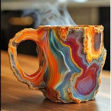 Multicolor Imitation Crystal Coffee Mugs for Stylish Elegance - Lexians