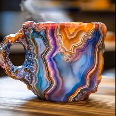 Multicolor Imitation Crystal Coffee Mugs for Stylish Elegance - Lexians