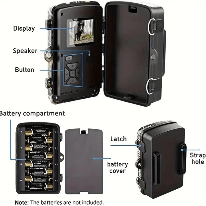 Night Vision Outdoor Wildlife & Security Camera - Lexians