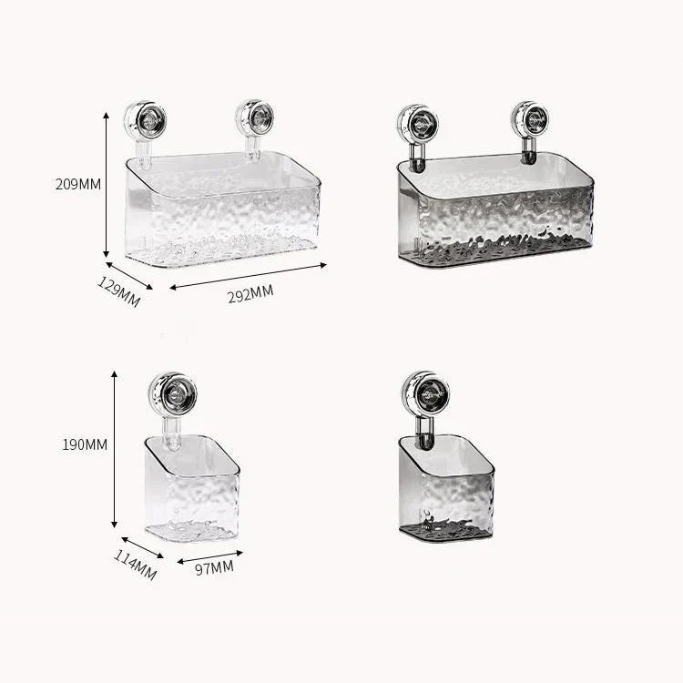 No - Drill Bathroom Wall Storage with Strong Suction Cups - Lexians