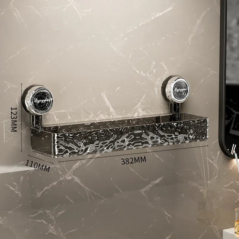 No - Drill Bathroom Wall Storage with Strong Suction Cups - Lexians