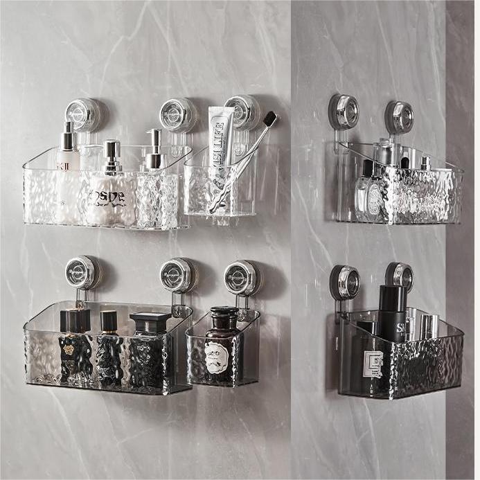 No - Drill Bathroom Wall Storage with Strong Suction Cups - Lexians