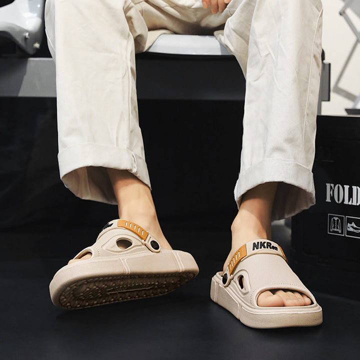Ultimate men's summer comfort sandals, non-slip design.