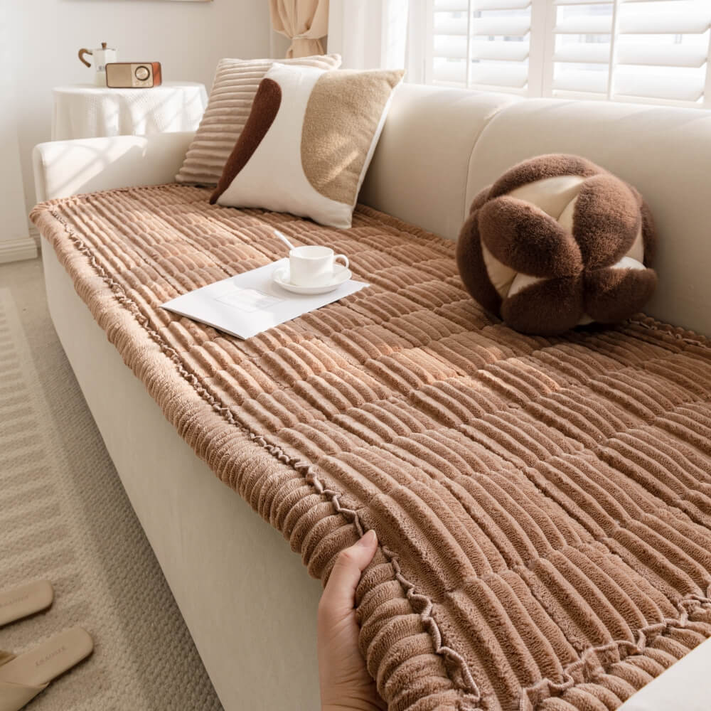 Non - Slip Pet Couch Cover with Soft Flannel Finish - Lexians