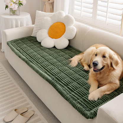 Non - Slip Pet Couch Cover with Soft Flannel Finish - Lexians