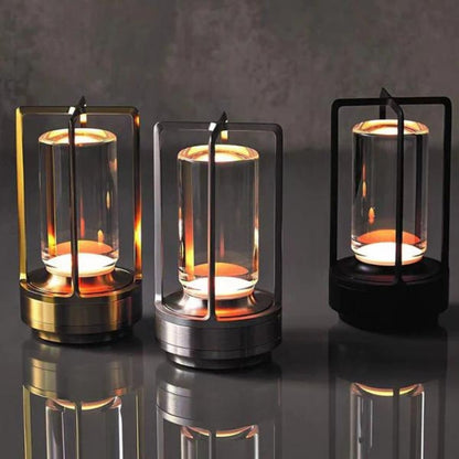 Nordic Crystal Lantern Lamp - Cordless & Rechargeable - Lexians