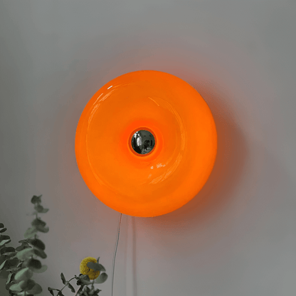 Orange Donut - Shaped LED Wall & Table Lamp for Versatile Decoration - Lexians