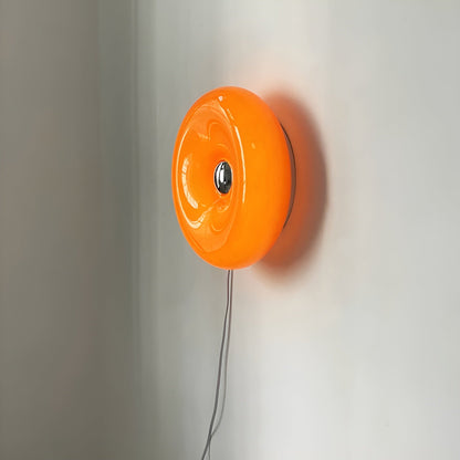 Orange Donut - Shaped LED Wall & Table Lamp for Versatile Decoration - Lexians