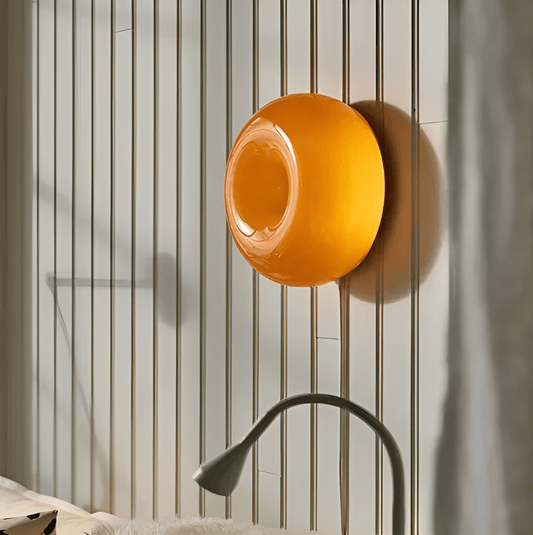 Orange Donut - Shaped LED Wall & Table Lamp for Versatile Decoration - Lexians