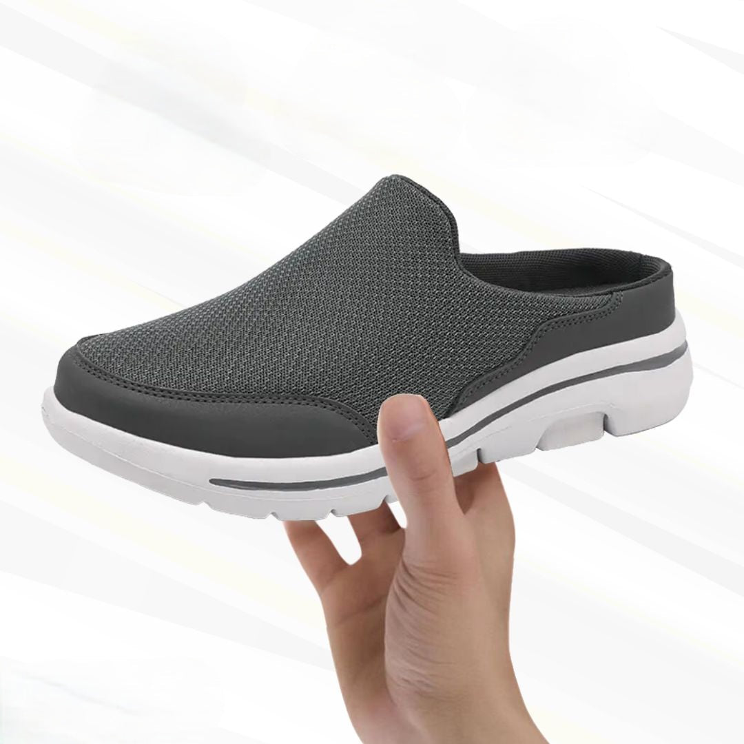Stylish men's orthopedic comfort shoes with barefoot feel. Flexible design, ideal for casual & walking.
