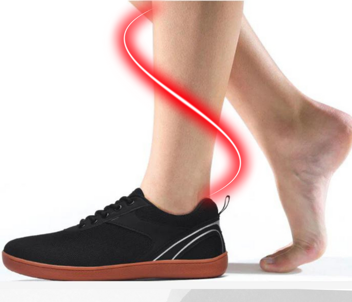 Comfortable Viona barefoot sneakers with flexible sole & wide toe box for natural foot movement & support.