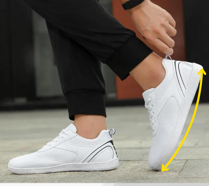 Viona orthopedic barefoot sneakers providing essential foot pain relief & support for comfortable walking.