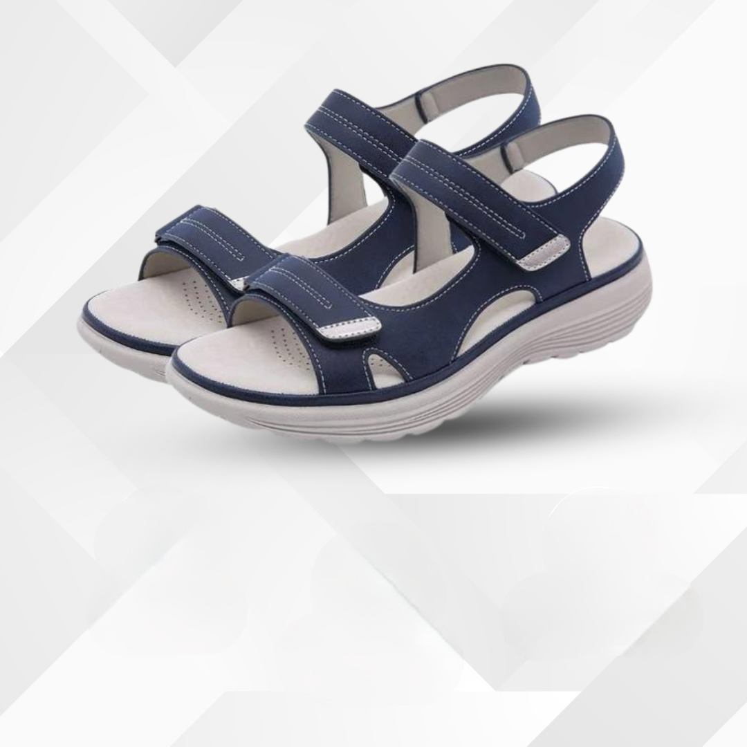 Durable women's orthopedic sandals with bunion relief. Foot support for comfortable, healthy, pain-free walking.
