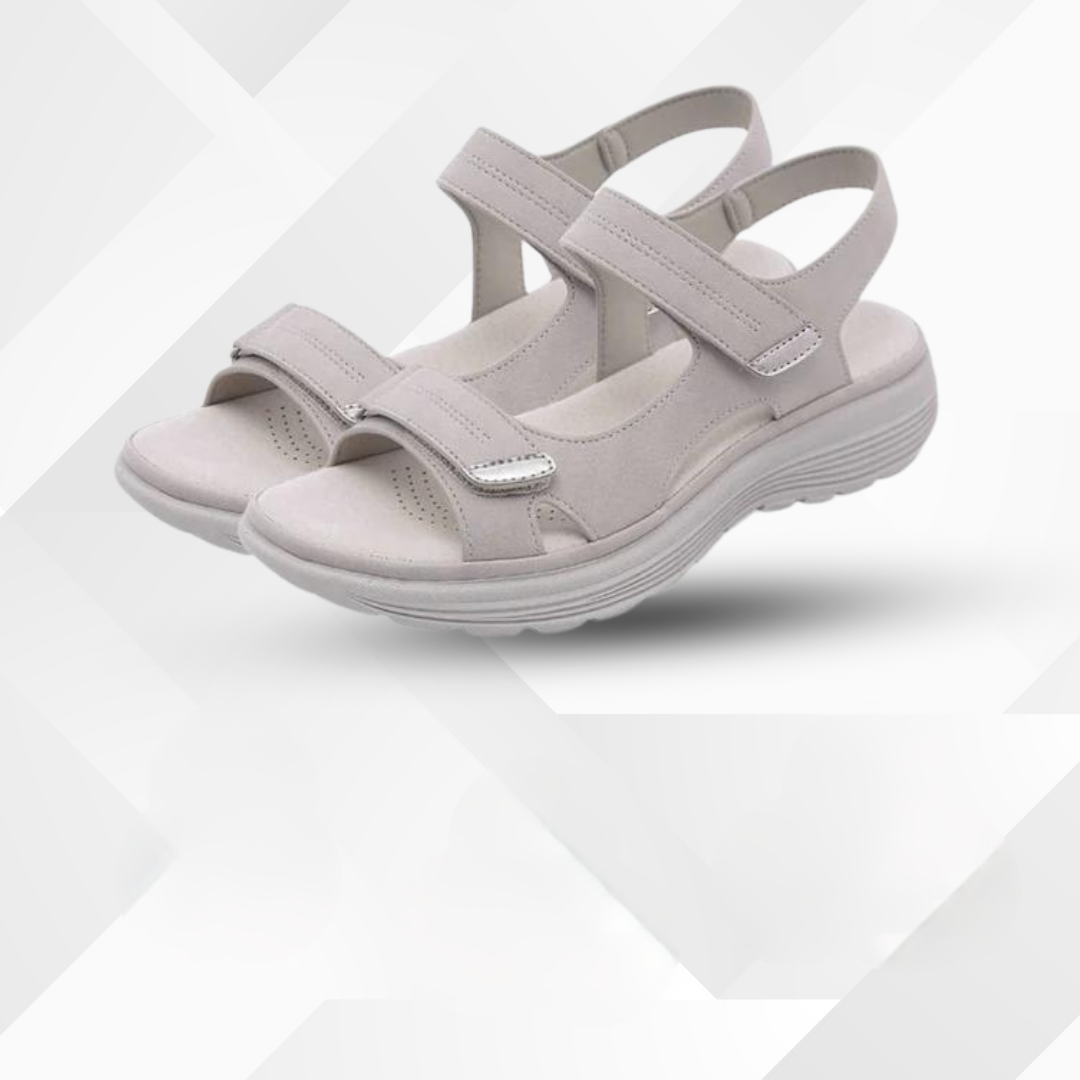 Stylish women's Celina orthopedic flats for bunion relief. Enjoy comfortable, pain-free casual summer steps.