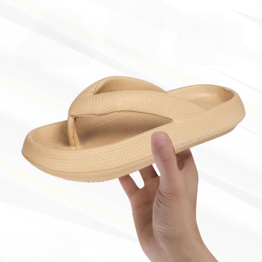 Step into comfort: women's orthopedic flip-flops designed for arch support & pain relief.