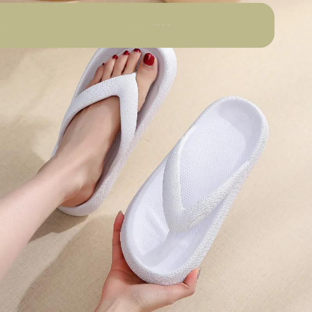 Ultra-comfortable women's orthopedic flip-flops for daily wear & all-day foot support.